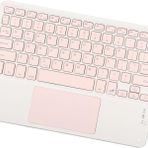 Reeder A8i Q2 8" Uyumlu Kablosuz Bluetooth Dahili Bataryalı Şarjlı Touchpad'li Türkçe Q Klavye - Pembe