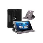 Reeder M10 Pro Lte Uyumlu 10.1" Dönerli Standlı Deri Tablet Kılıfı - Siyah