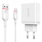 Reeder P12 Curve Xmac Serisi Zr-x2 Hızlı Şarj Qc 3.0 Micro 2 İn 1 Şarj Seti