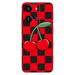 Reeder S19 Max Pro S Zoom İle Uyumlu Siyah Cherry Pop Desenli Silikon Kılıf