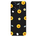 Reeder S19 Max Pro S Zoom İle Uyumlu Siyah Choco Chick Party Desenli Silikon Kılıf