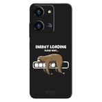 Reeder S19 Max Pro S Zoom İle Uyumlu Siyah Nap Mod Desenli Silikon Kılıf