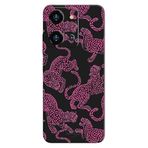 Reeder S19 Max Pro S Zoom İle Uyumlu Siyah Pink Roar Desenli Silikon Kılıf