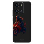 Reeder S19 Max Pro S Zoom İle Uyumlu Siyah Red Rider Desenli Silikon Kılıf