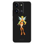Reeder S19 Max Pro S Zoom İle Uyumlu Siyah Sun Fairy Desenli Silikon Kılıf