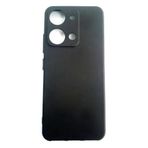 Reeder S19 Max Pro S Zoom Ruber Case Yumusak Slikon Kilif Kadifemsi Doku Tam Orjinal Kalıp Siyah
