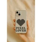Reeder S23 Pro Max Pixel Lover Baskılı Şeffaf Silikon Kılıf