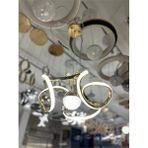 Reel Kral Tek Top Avize Reel - 3 Renk Dahili LED Aydınlatma - 1 - Gold