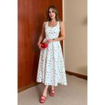 REELMODA KADIN KIRMIZI GENİŞ ASKILI PREMİUM KALİTE BELİ PİLELİ DESENLİ ŞIK ELBİSE