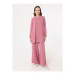 Refka Aerobin Basic Tunik&Pantolon İkili Takım - Koyu Gül -