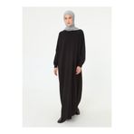 Refka Basic Spor Tesettür Elbise - Siyah - Benin
