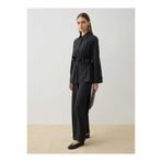 Refka Cep Detaylı Robalı Tunik&Pantolon Takım - Siyah - Exclusive