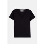 Reflect Studio Basic V Yaka Modal Kadın T-shirt - Siyah