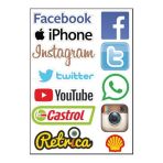 Refleks Motor A4 057 Tek Paket Çoklu Sticker