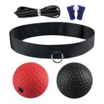Refleks topu, yumruk topu | Taşınabilir Boks Refleks Top Seti,MMA Dişli, Etkileşimli Baftasal, Doğum Günü Noel Tatili İçin Spor Eğitim Ekipmanı