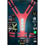 Reflektif Işıklı Yelek Turuncu Fosforlu Neon Bisiklet, Motosiklet,Scooter Gece İkaz Uyarı Yeleği