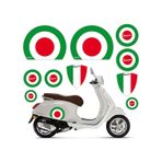 Reflektif İtalyan Vespa STİCKER SETİ