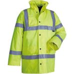 Reflektörlü 300D Oxford Içi Kapitoneli Parka Mont Sarı