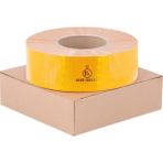 Reflektörlü Bant Sarı Reflektif Fosforlu Şerit Bant 7.5 cm 1 Metre Ikaz Bandı