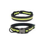 Reflektörlü Büyük Irk Köpek Boyun Tasması Large 2.5 Cm / 42-65 Cm Mor