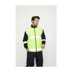 Reflektörlü Içi Polarlı Kolları Çıkarılabilir Iş Montu - XL
