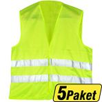 Reflektörlü Ikaz Yeleği Sarı Xl 5'Li Paket