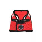 Reflektörlü Yumuşak Yelek Harness - Kırmızı - L Beden