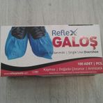 Reflex 100 Adet Kaymaz Doğada Çözünür Antistatik Galoş
