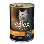 Reflex 6x400 gr Plus Tavuklu Kedi Sos İçinde Et Parçacık Konserve