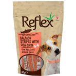 Reflex 80 gr Balık Deri Sargılı Somon Etli Çubuk Köpek Ödül Maması
