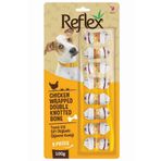 Reflex 8x100 gr Tavuk Etli Çift Düğümlü Köpek Ödül Kemiği