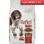 Reflex Biftekli 1 kg Açık Yetişkin Köpek Maması