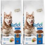 Reflex Dog Food Balıklı Pirinçli 2x15 kg Yetişkin Köpek Maması