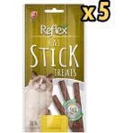 Reflex Hindili ve Kuzulu 5'li 3x5 gr Kedi Ödül Çubuğu