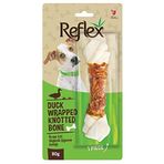 Reflex Ördek Etli Düğümlü Çiğneme Kemiği 80 gr Köpek Ödülü