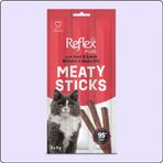 Reflex Plus 15 gr 3 Adet Biftekli ve Kuzulu Tahılsız Kedi Ödül Çubuğu
