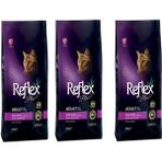 Reflex Plus 1,5 kg x 3 Adet Renkli Taneli Tavuklu Kedi Maması