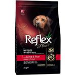 Reflex Plus 3 kg Orta ve Büyük Irk +7 Yaş Yetişkin Kuzulu ve Pirinçli Köpek Maması
