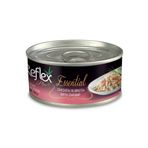 Reflex Plus 70 gr Essential Tavuk Parçalı ve Karidesli Et Sulu Yetişkin Kedi Maması