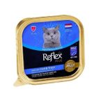Reflex Plus 85 gr Jöle İçinde Parça Morina ve Alabalıklı Yetişkin Kedi Konservesi