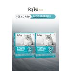 Reflex Plus Aktif Karbonlu Topaklanan Kedi Kumu 10L x 2 Adet