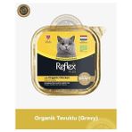 Reflex Plus Alutray Gravy Sos İçinde Organik Tavuklu Yetişkin Kedi Maması 85 gr - 85GR