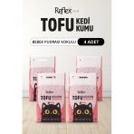 Reflex Plus Bebek Pudrası Kokulu Tofu Kedi Kumu 7L X 4 Adet