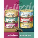 Reflex Plus Delizzia Karışık Yetişkin Kedi Maması Seti 6X85 Gram