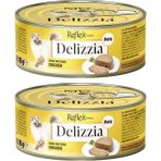 Reflex Plus Delizzia / Kıyılmış Tavuklu Yetişkin Kedi Maması 85g x 2 Adet