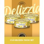 Reflex Plus Delizzia / Kıyılmış Tavuklu Yetişkin Kedi Maması 85g x 3 Adet