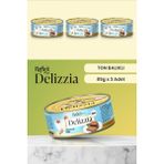 Reflex Plus Delizzia / Kıyılmış Ton Balıklı Yetişkin Kedi Maması 85g x 3 Adet