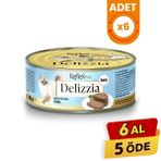 Reflex Plus Delizzia Kıyılmış Ton Balıklı Yetişkin Konserve Kedi Maması - 85 Gr 6 Adet