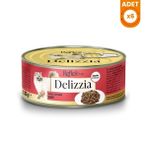 Reflex Plus Delizzia Sos İçinde Parça Dana Etli Yetişkin Konserve Kedi Maması - 85 Gr 6 Adet