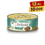 Reflex Plus Delizzia Sos İçinde Parça Etli Somonlu ve Tavuklu Yetişkin Konserve Kedi Maması - 85 Gr 1 Adet